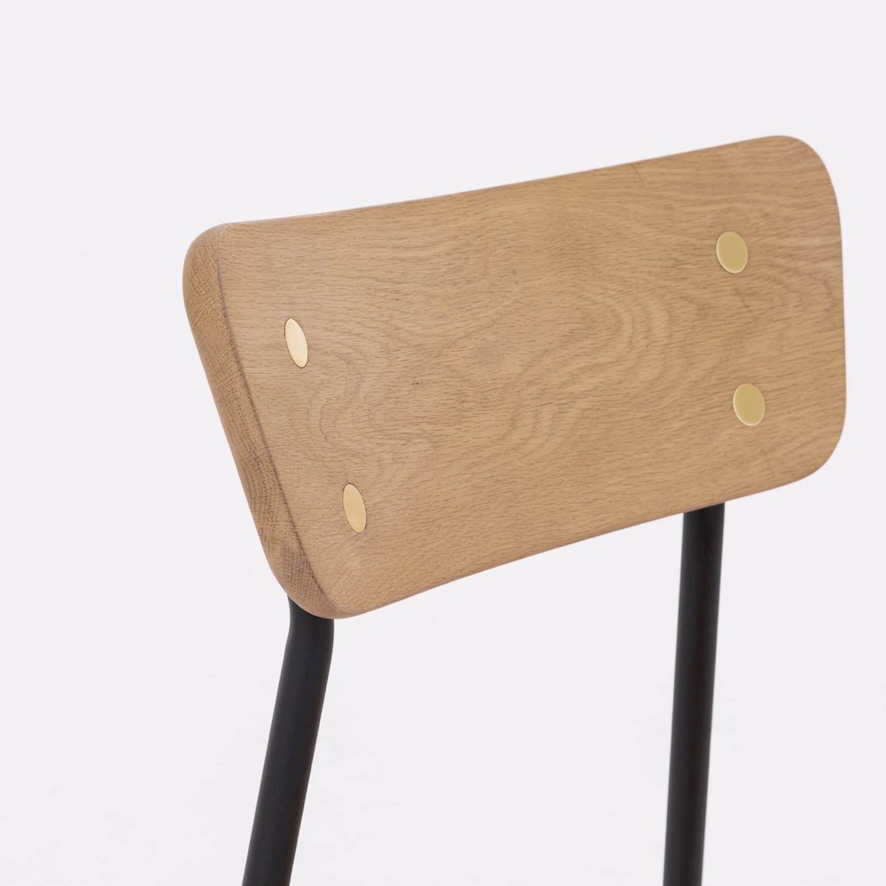 Colton Dining Chair - Natural Wood Seat. Picture 7