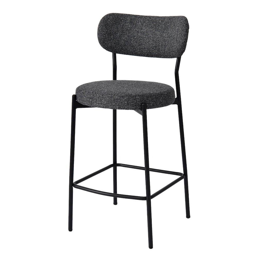 Kai Counter Stool - Chunky Grey. Picture 1