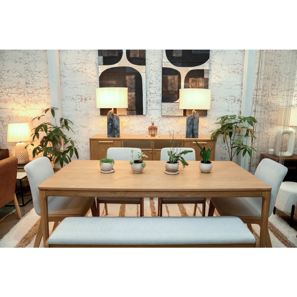 Arizona Dining Chair - Oatmeal. Picture 9