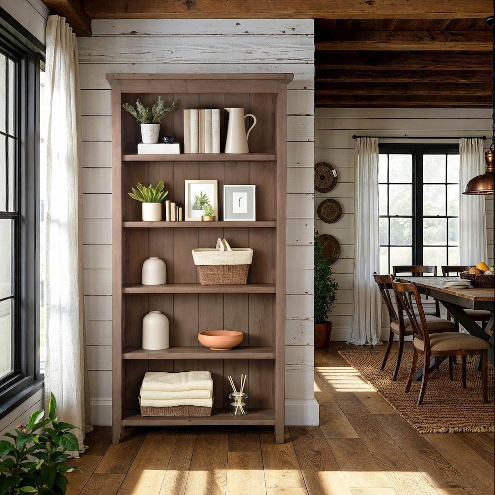 Lifestyle Bookcase - Sundried. Picture 2