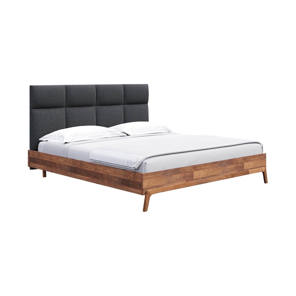 Remix King Bed - Grey. Picture 1