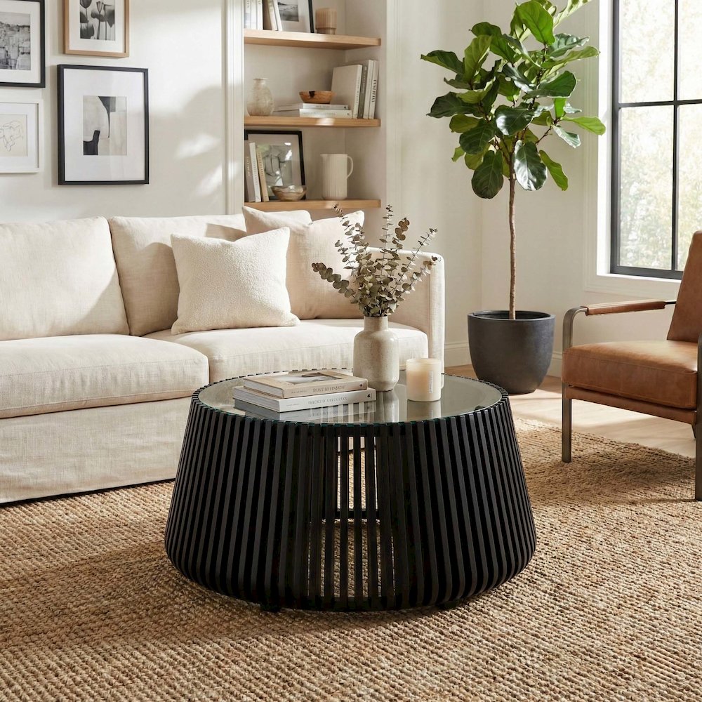 Bungalow Coffee Table - Black. Picture 2