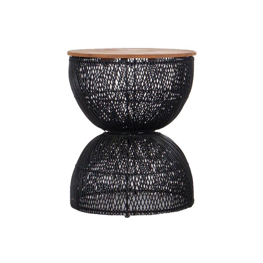 D-Bodhi Wave Side Table - Black. Picture 1