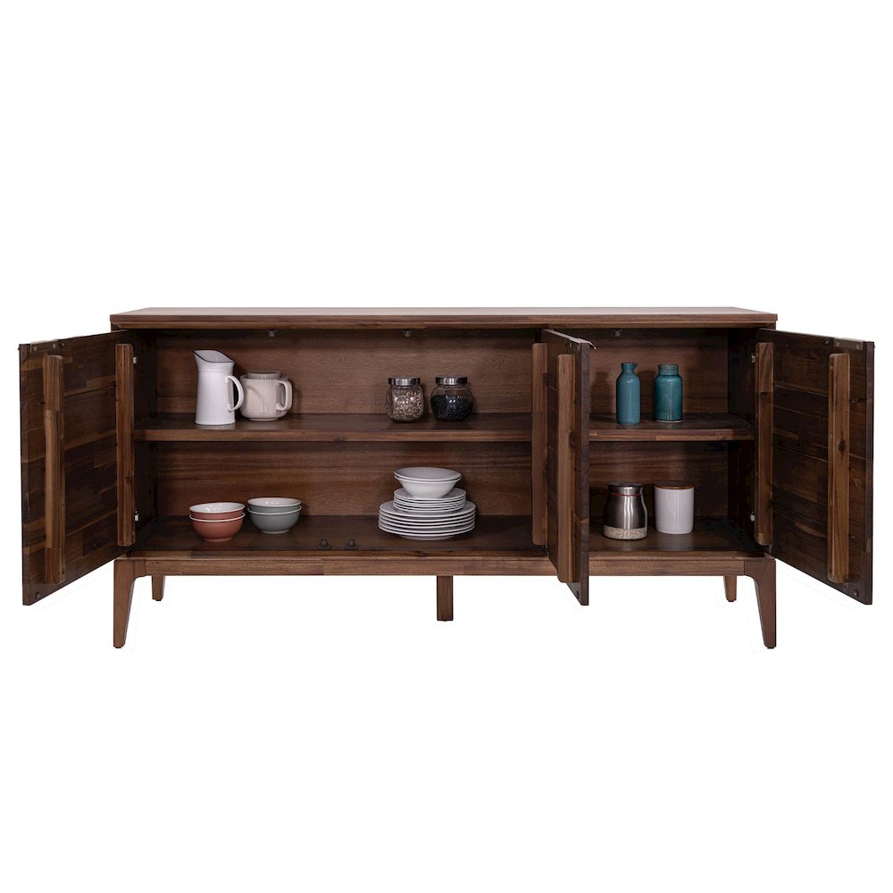 Allure Wooden 3 Door Sideboard. Picture 6