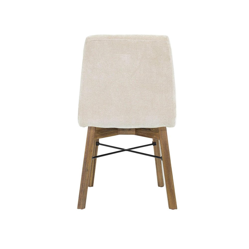 Gia Dining Chair - Warm Pecan - Sand. Picture 7