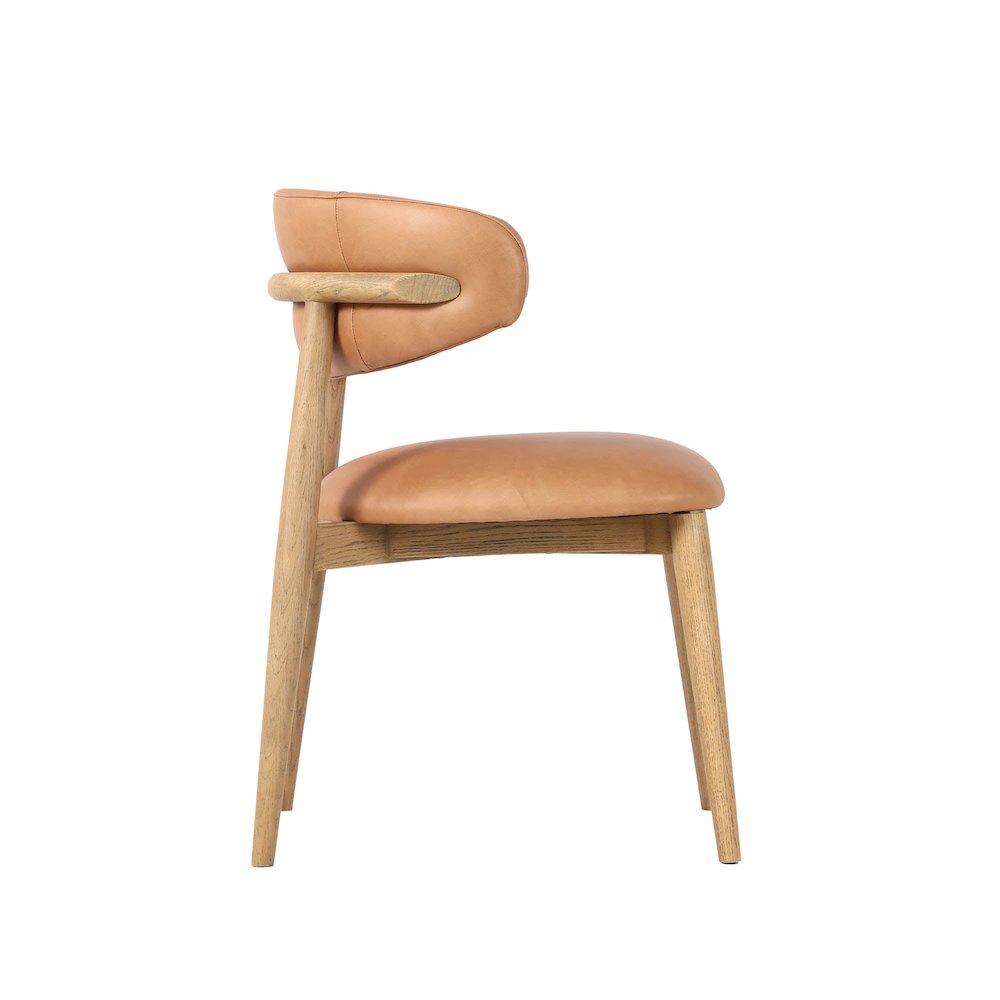 Milo Dining Chair - Hazelnut. Picture 5