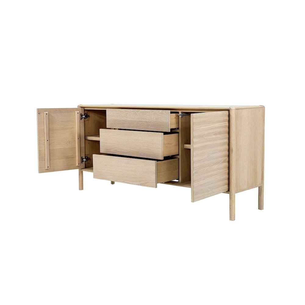 Runway Sideboard - Light Oak. Picture 7