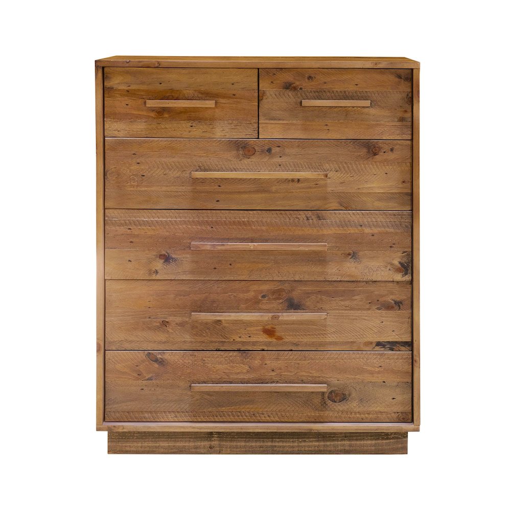 Nevada 6 Drawer Chest - Dark Driftwood. Picture 3