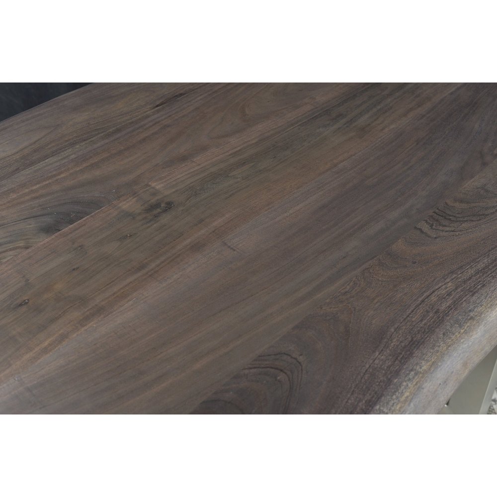 TAJ Dining Table - Vinegar Matte Top/ U Tube Metal Base. Picture 6