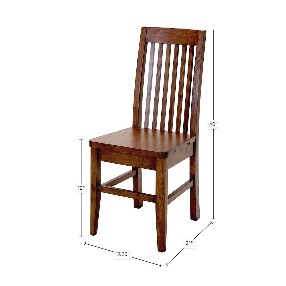 Irish Coast Slat Back Chair - African Dusk. Picture 3