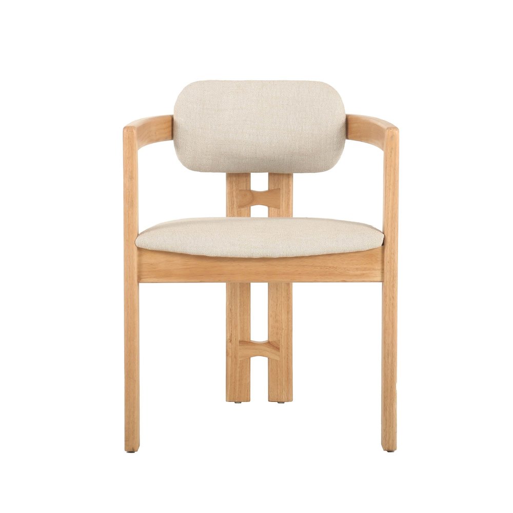 Monterrey Dining Chair - Cream Tweed. Picture 4