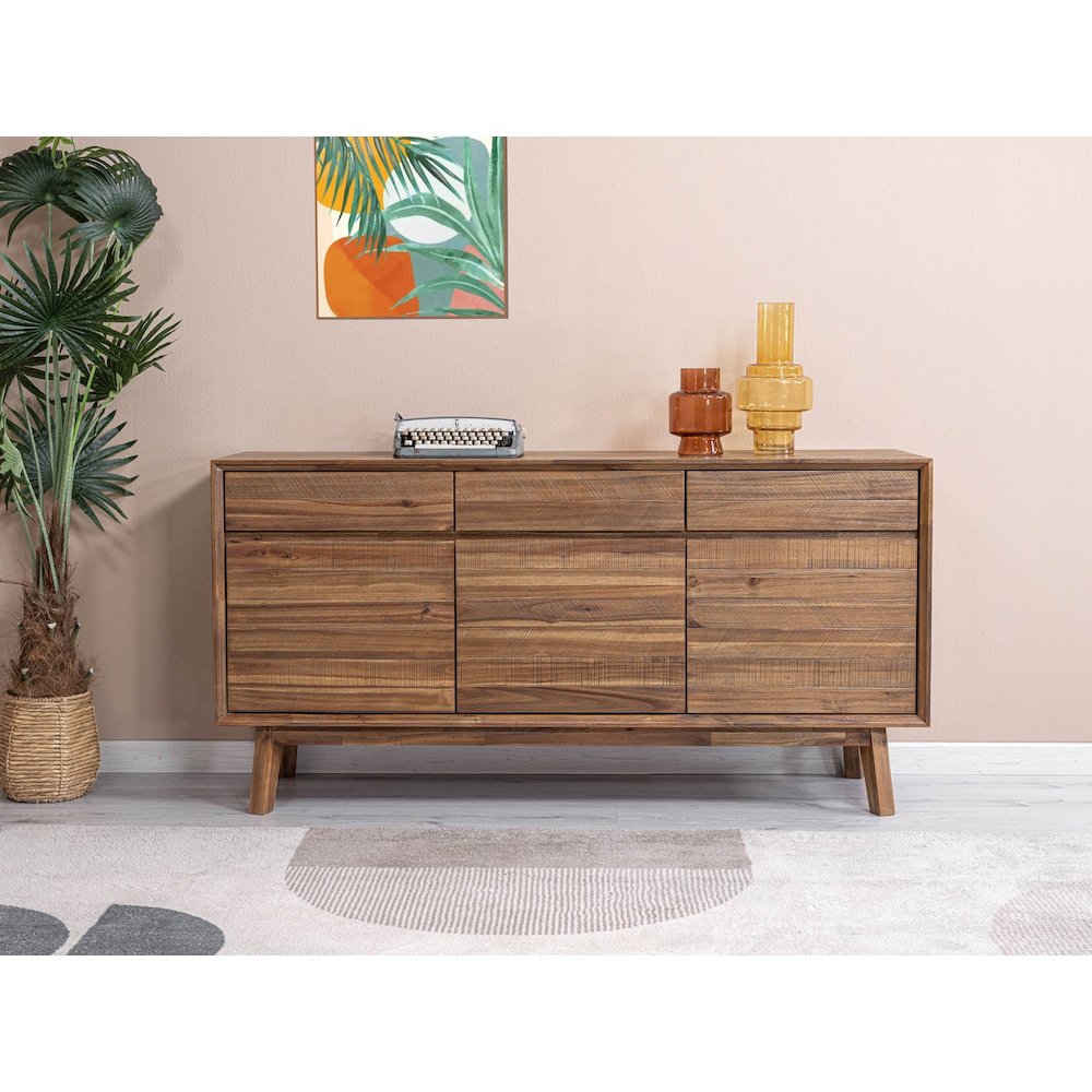 Gia Sideboard - Warm Pecan. Picture 2