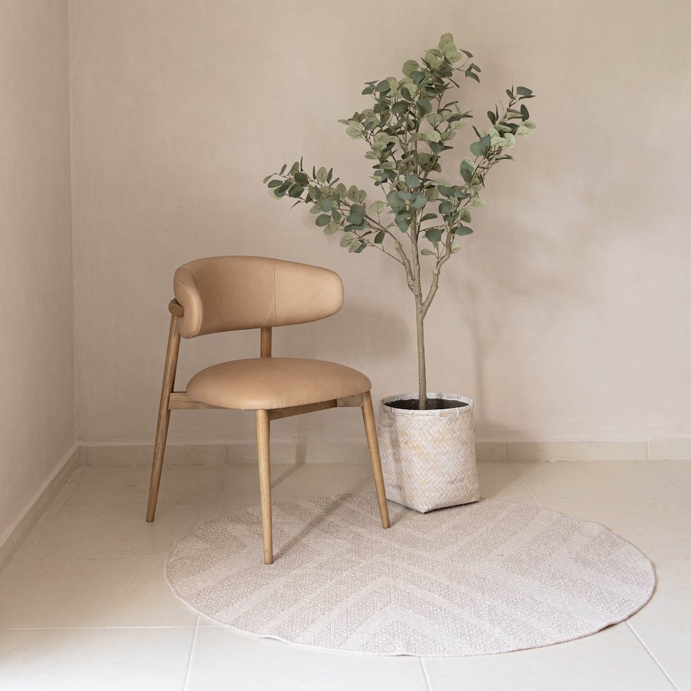 Milo Dining Chair - Nude. Picture 9
