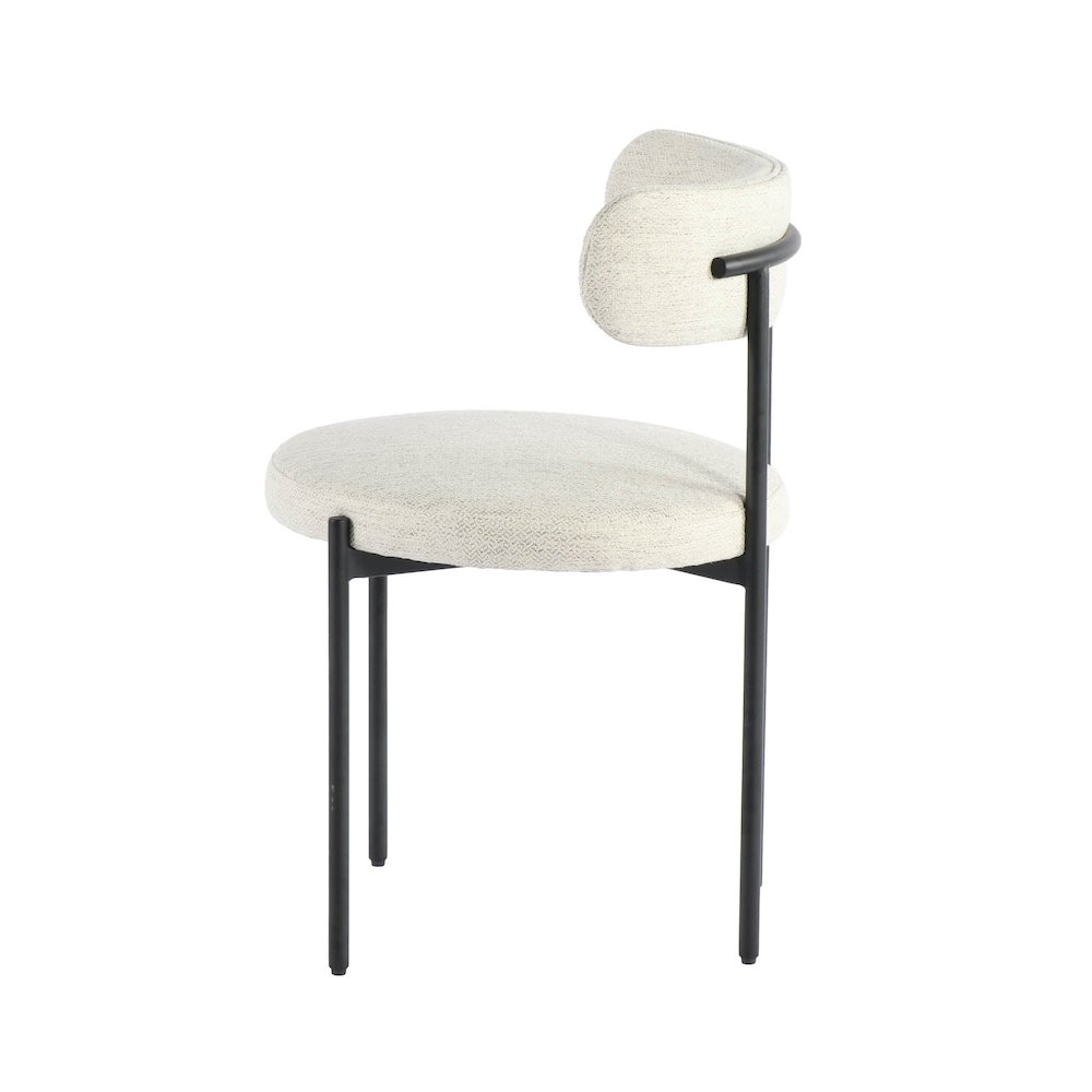 Cleo Dining Chair - Macadamia Travertine. Picture 5