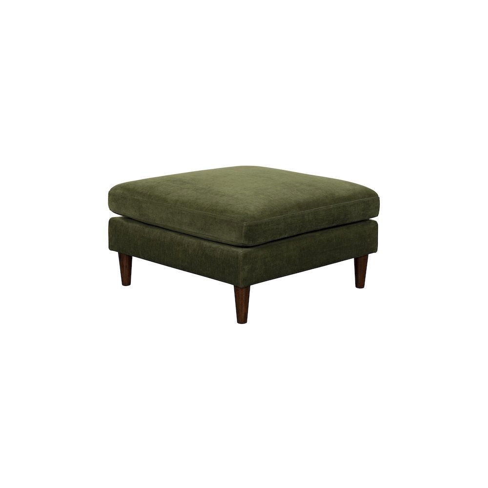 Gemma Ottoman - Olive. Picture 1