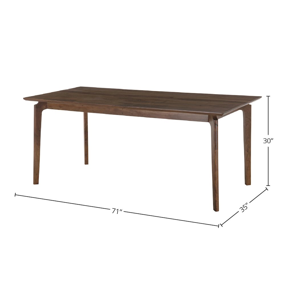 Kenzo Dining Table 71” - Brown. Picture 5