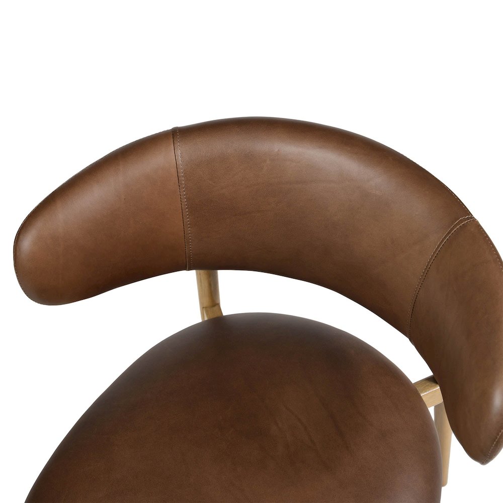 Milo Dining Chair - Mocha. Picture 8