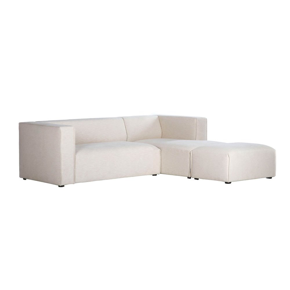 Premium Small Right Modular Sectional with Ottoman. Picture 1