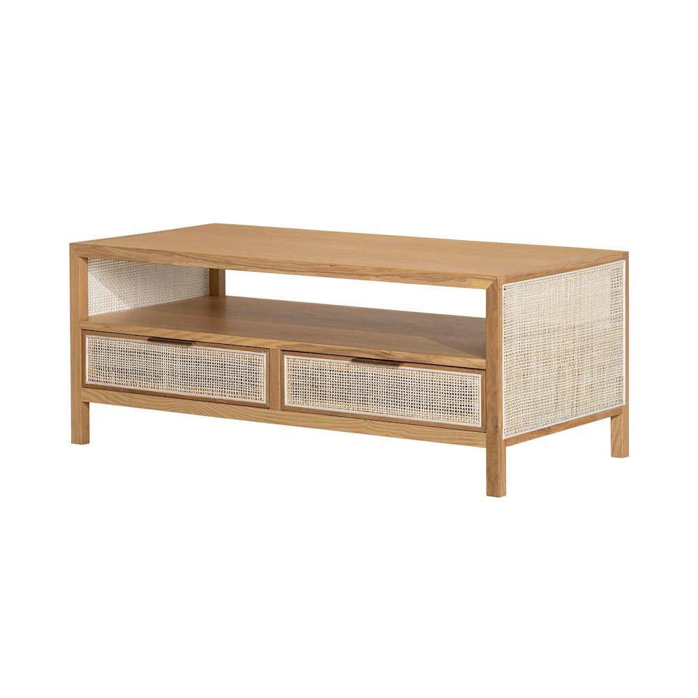 Rattan Coffee Table - Natural. Picture 1