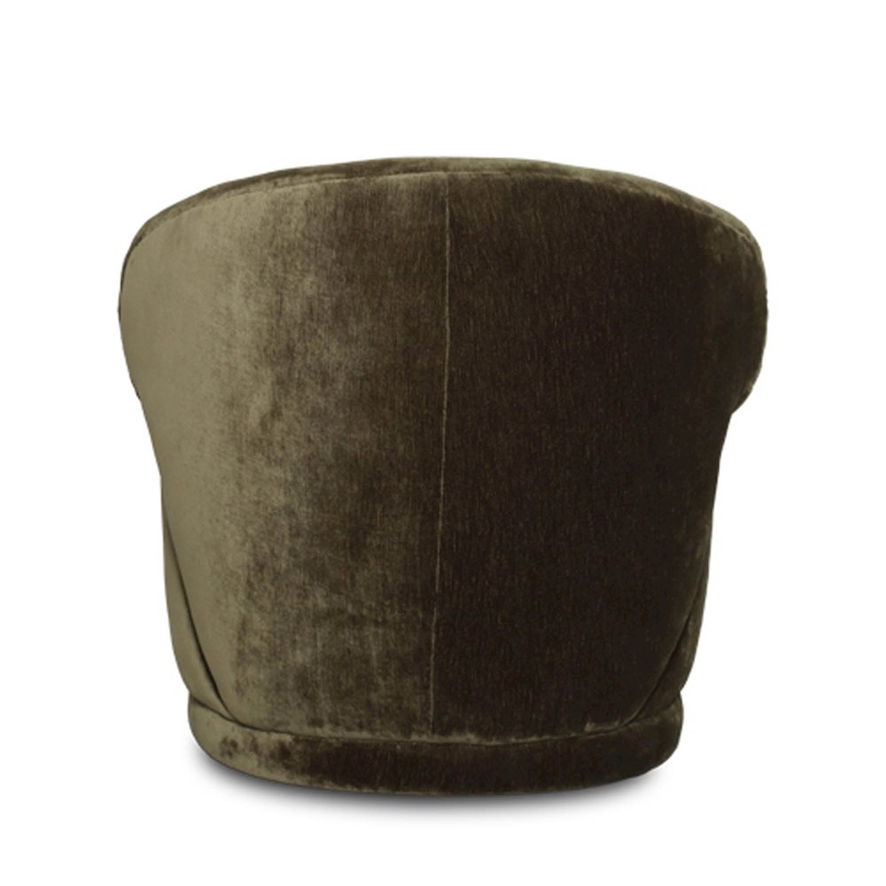 Rollo Club Chair - Distressed Khaki Green. Picture 6
