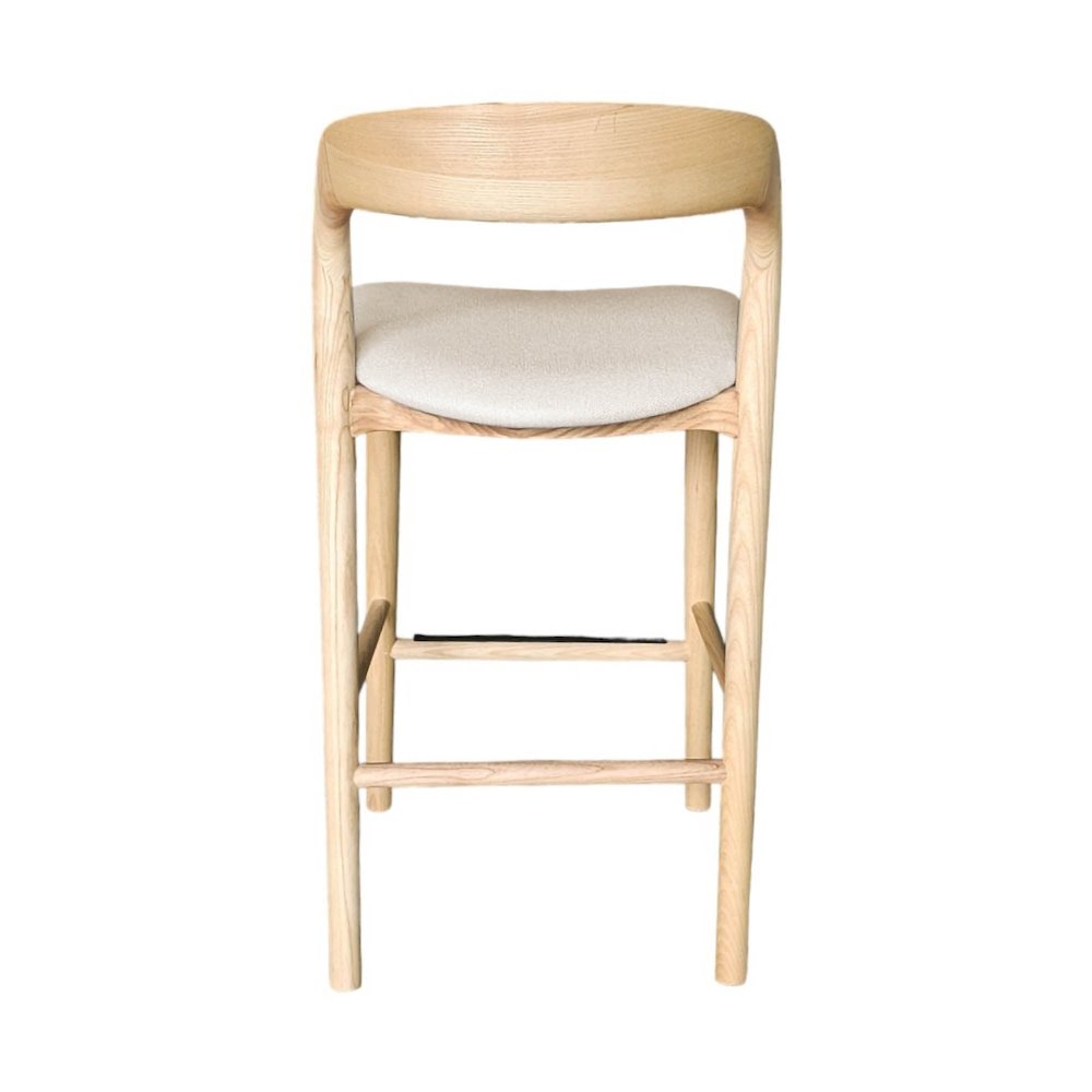 Rotondo Counter Stool - Natural Frame. Picture 8