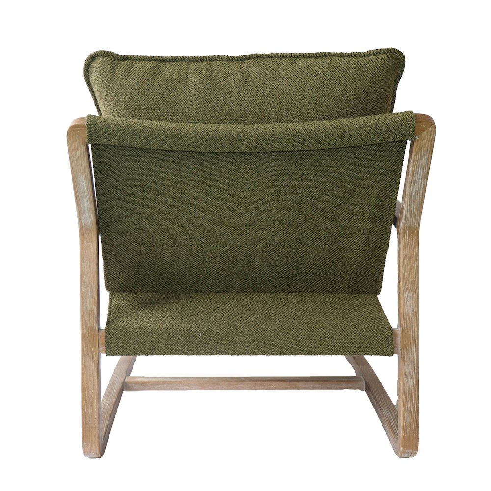 Huntington Club Chair - Moss Boucle. Picture 11