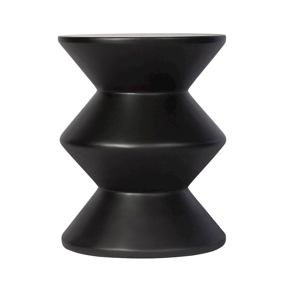 Concrete Inverted Side Table - Black. Picture 4