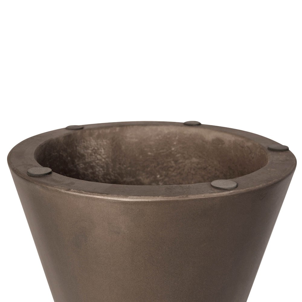 Concrete Mineral Side Table - Bronze. Picture 8