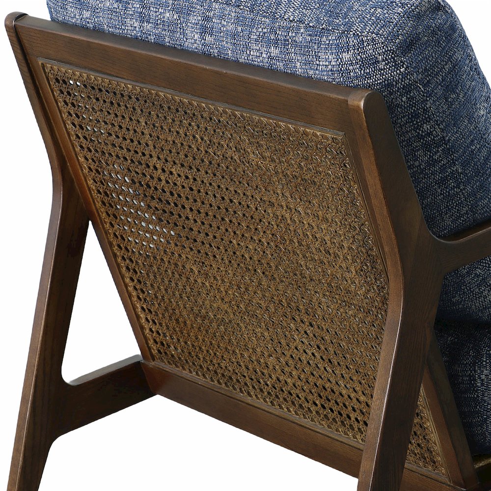 Las Vegas Lawrence Arm Chair - Royal Navy. Picture 6