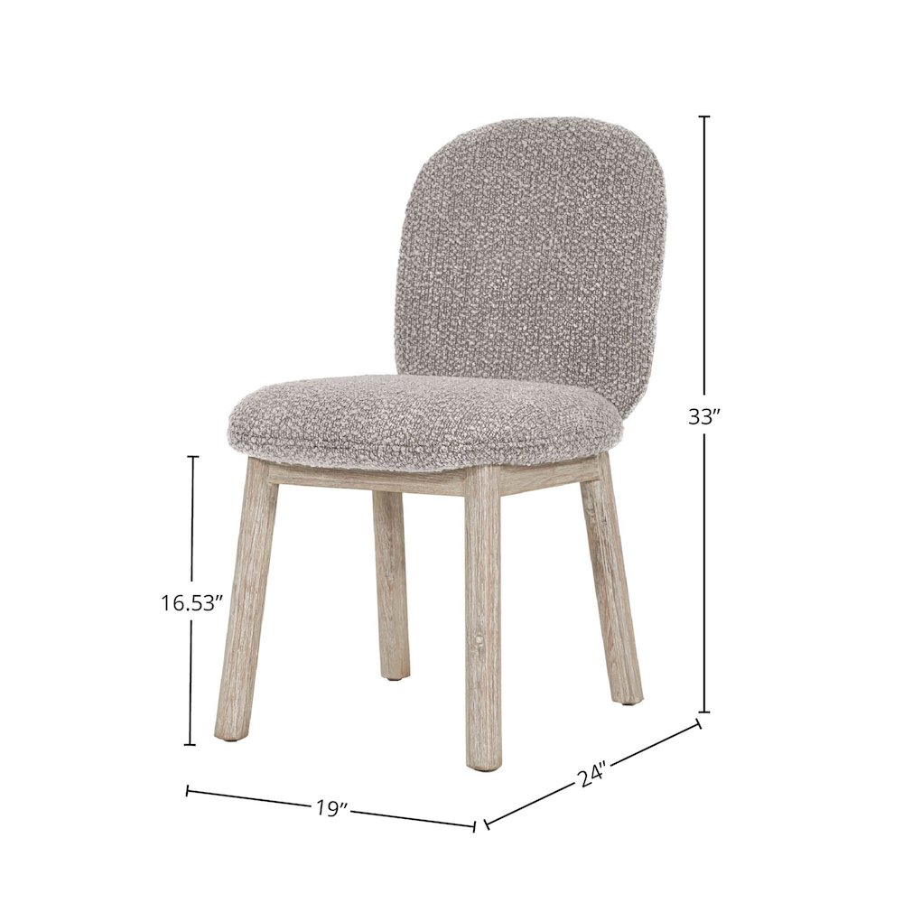 Oasis Dining Chair - Oatmeal. Picture 3