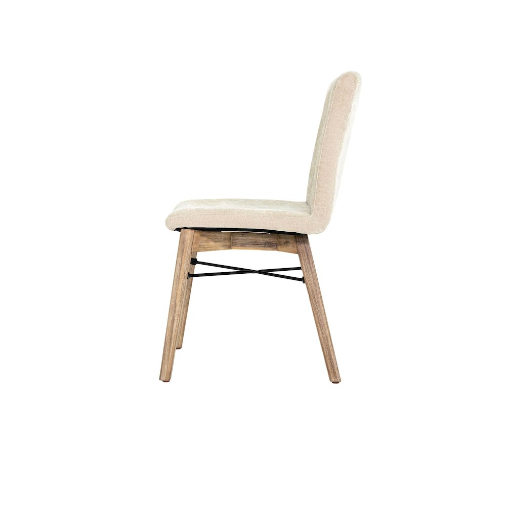Gia Dining Chair - Light Driftwood - Sand. Picture 5