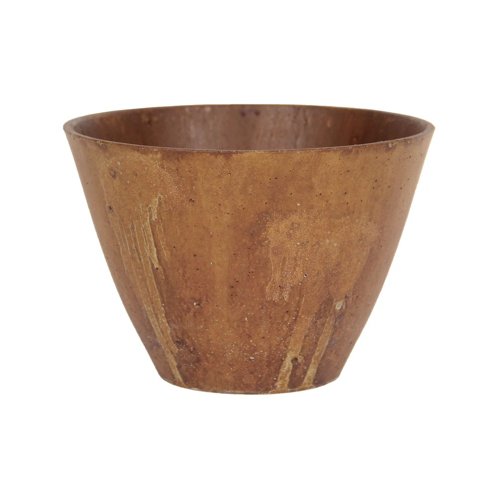 Rustic Conical Bowl - Corten. Picture 1