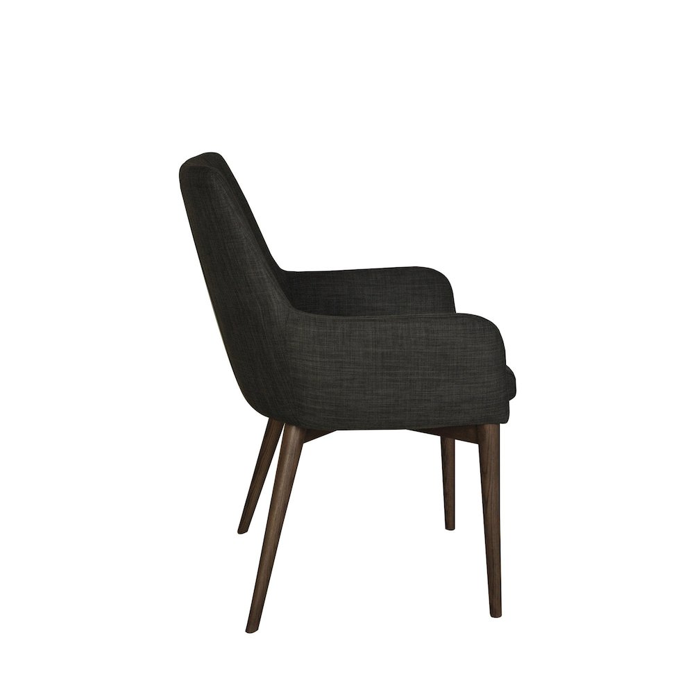 Fritz Arm Dining Chair - Dark Grey. Picture 7