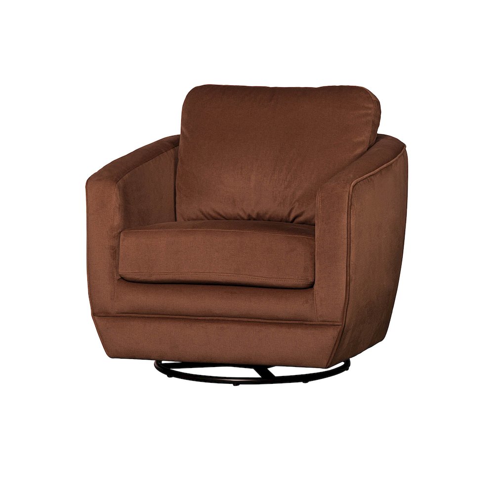 Baltimo Swivel Glider - Ginger Rust (VT). Picture 1