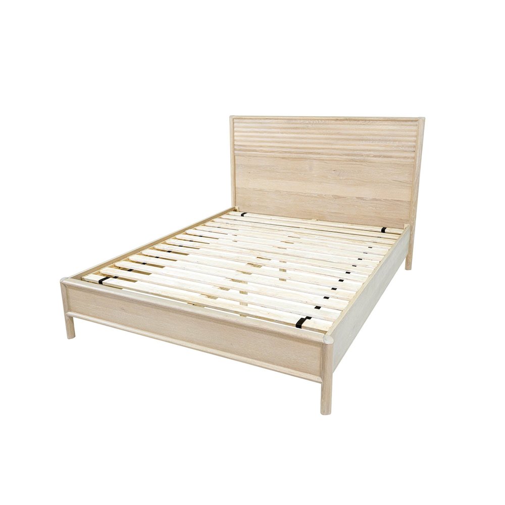 Runway King Bed - Light Oak. Picture 7