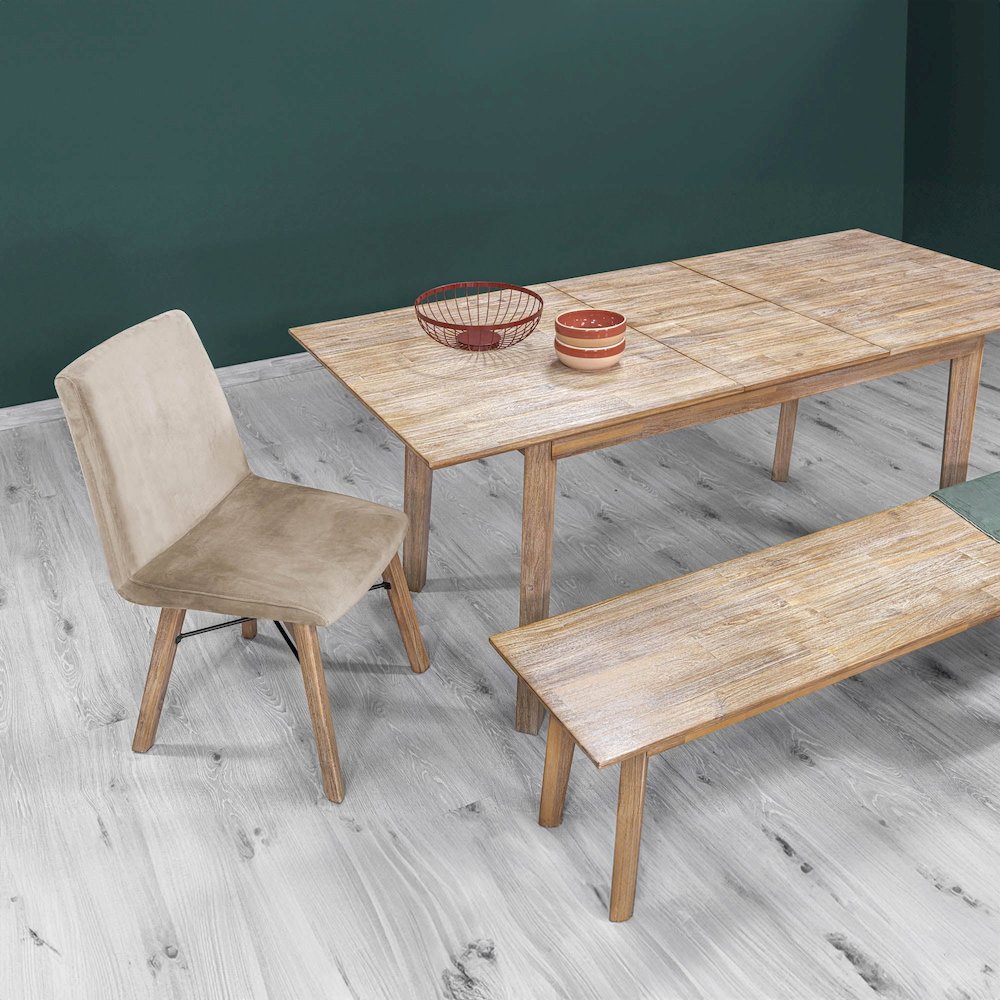 Gia Bench - Light Driftwood. Picture 12