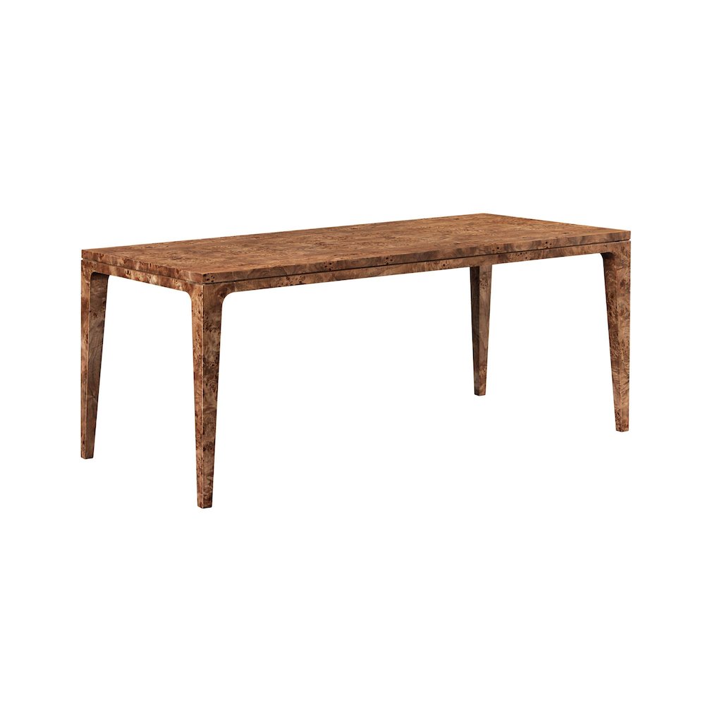 Mappa Regular Dining Table - Dark Burl. Picture 1