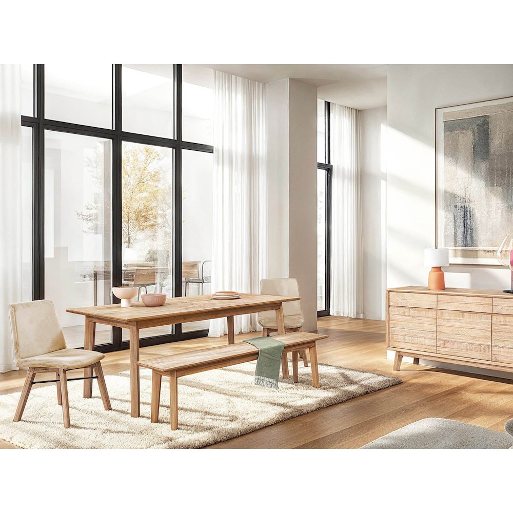 Gia Bench - Light Driftwood. Picture 2