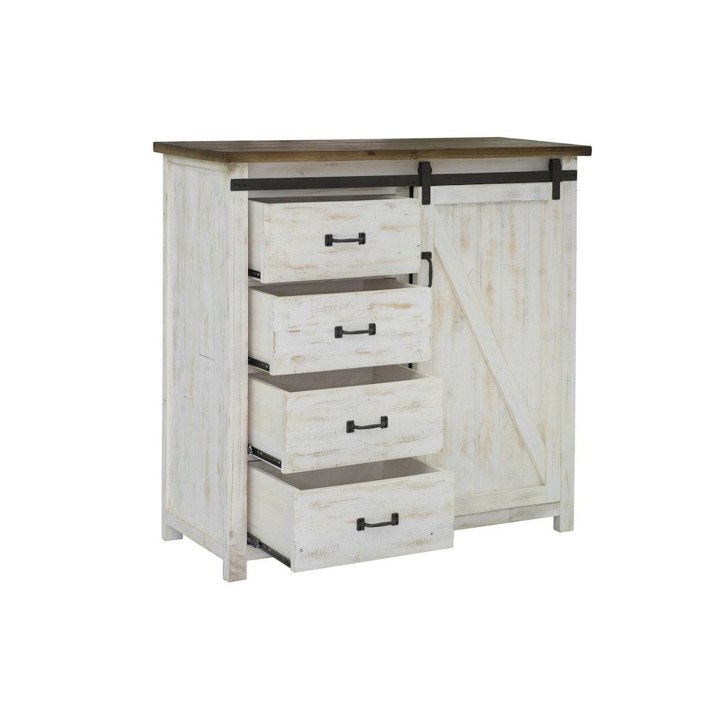 Provence 4 Drawer Chest With 1 Door. Picture 1