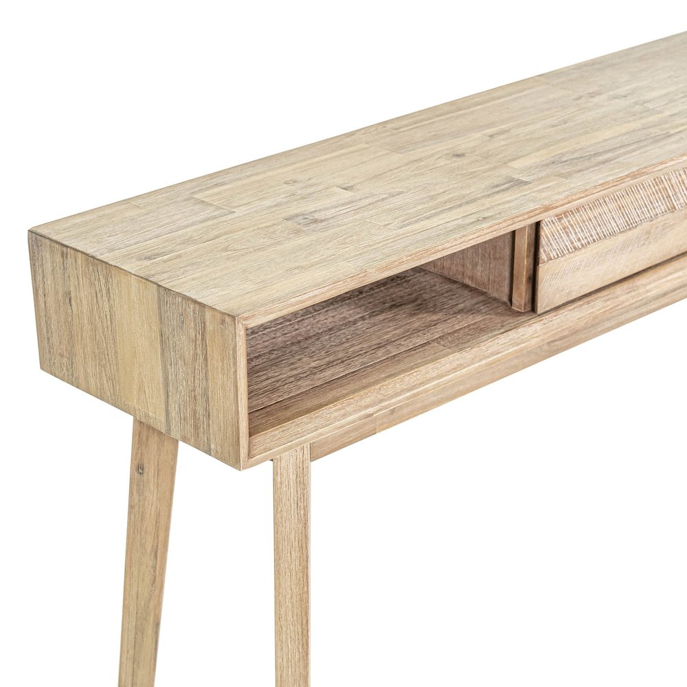 Gia Console Table - Light Driftwood. Picture 10