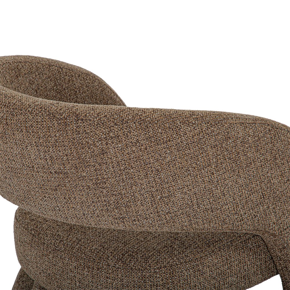 Virgo Club Chair - Chocolate. Picture 10