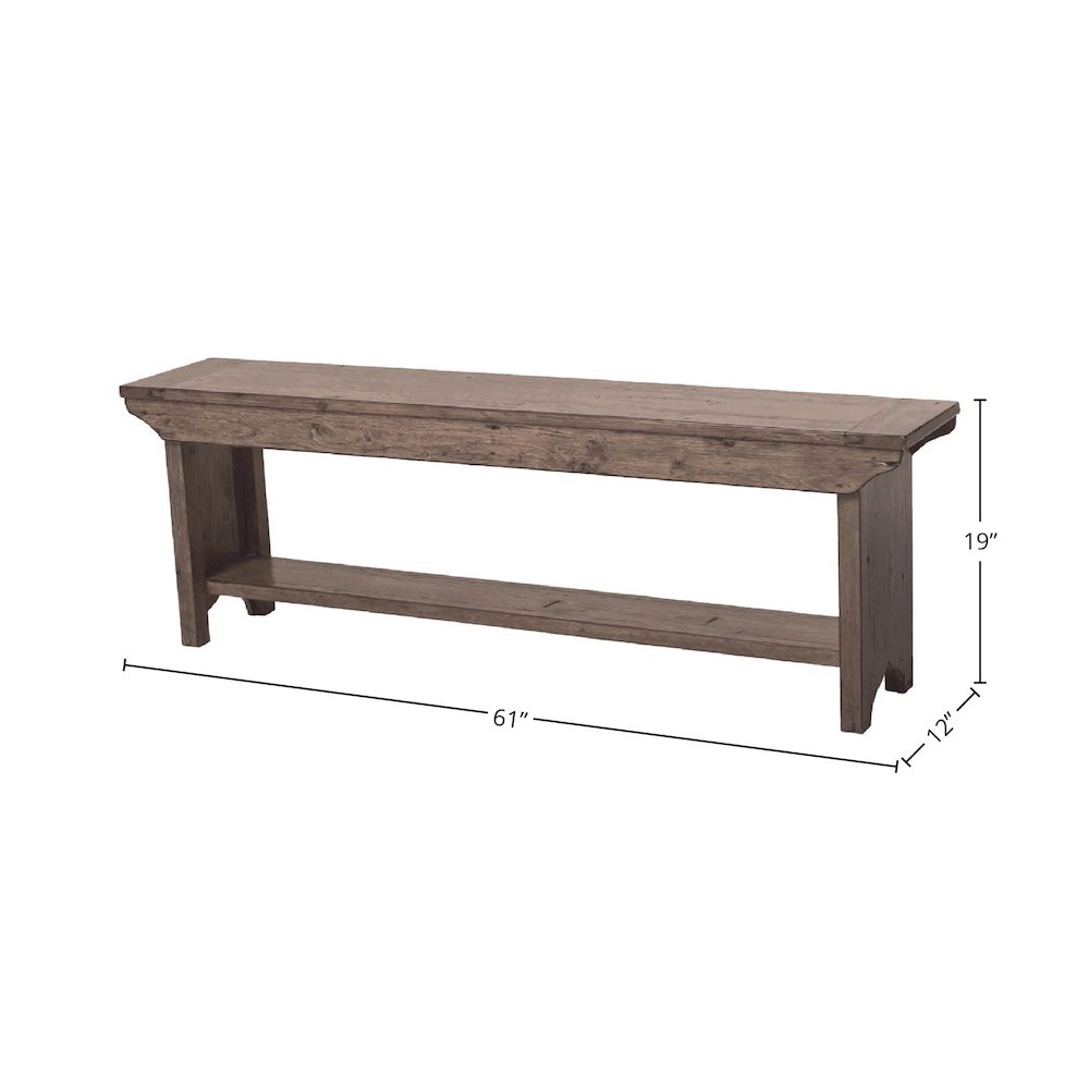 Irish Coast Regular Bench - Sundried. Picture 2