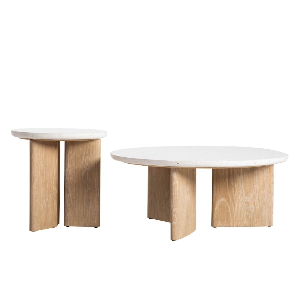 Infinity Coffee Table - Seashell Finish. Picture 11
