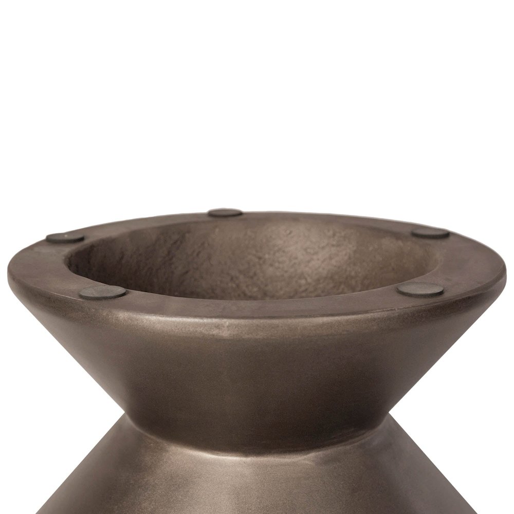 Concrete Inverted Side Table - Bronze. Picture 8
