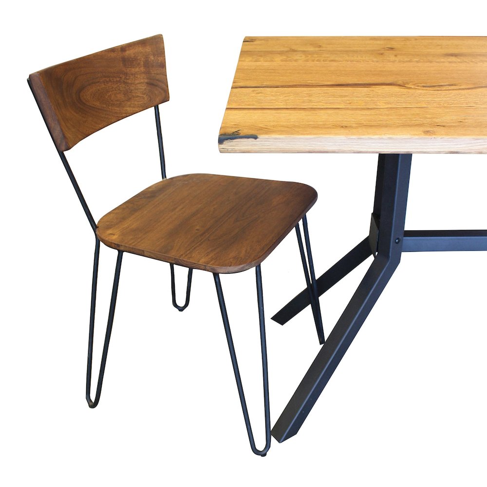 Organic Chair - Matte Brown. Picture 3
