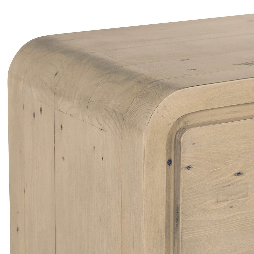 Opera 6 Drawer Chest - Scrubbed Teak. Picture 5