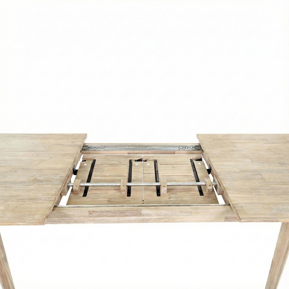 Gia Extension Dining Table 71/102" - Light Driftwood. Picture 16