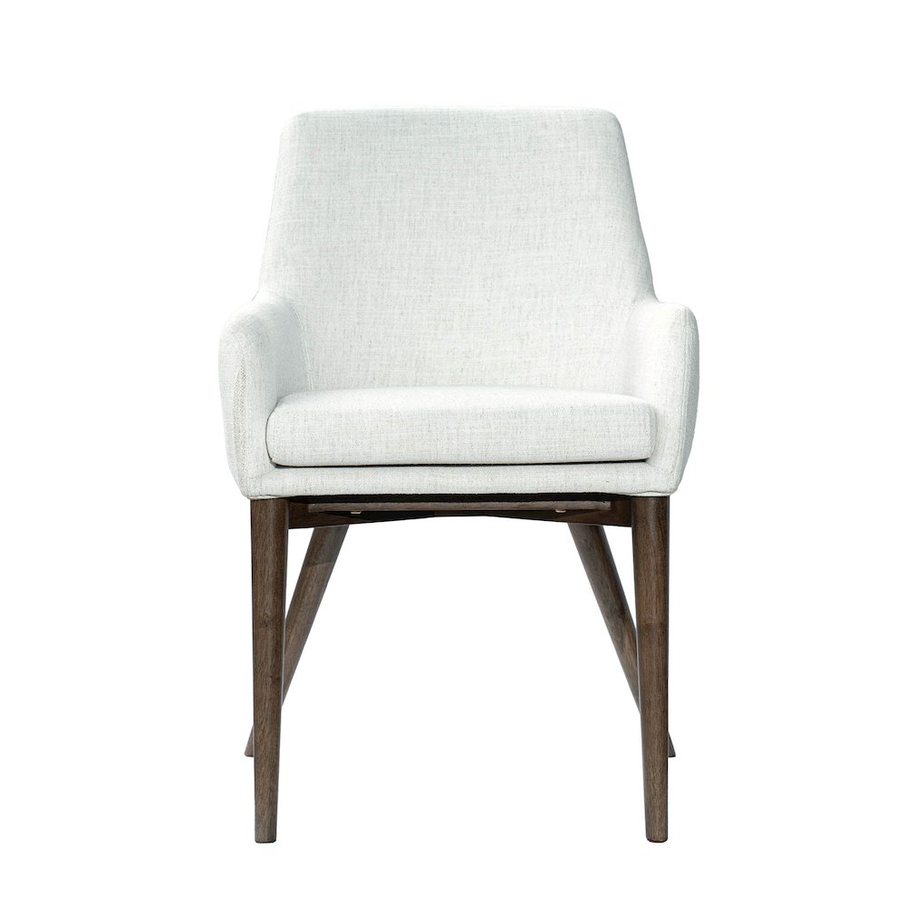 Fritz Arm Dining Chair - Ivory. Picture 4