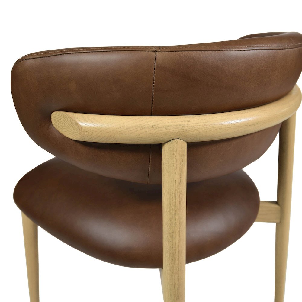 Milo Dining Chair - Mocha. Picture 10