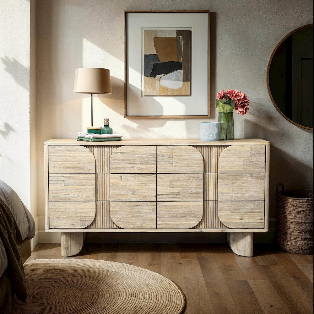 Haru 6 Drawer Dresser. Picture 2